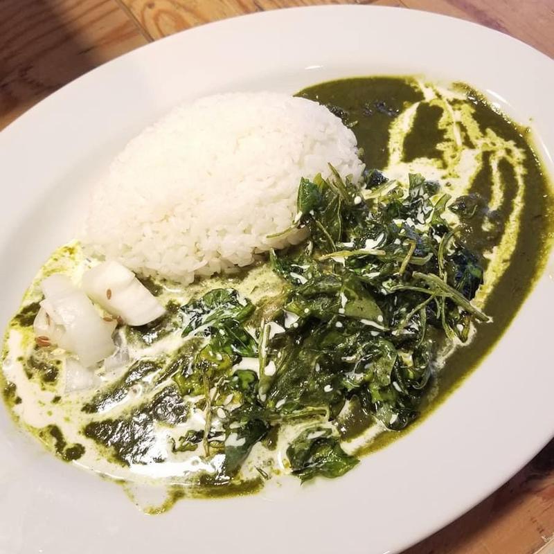 ほうれん草カレー(さぼてん食堂 )