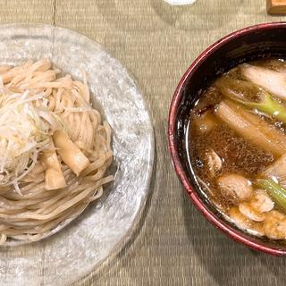 鴨汁つけそば(らーめん 鴨to葱)