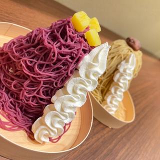 濃紫モンブランソフト(栗りん)