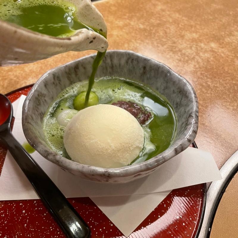 抹茶白玉あんみつ(せんざん 港南台本店)