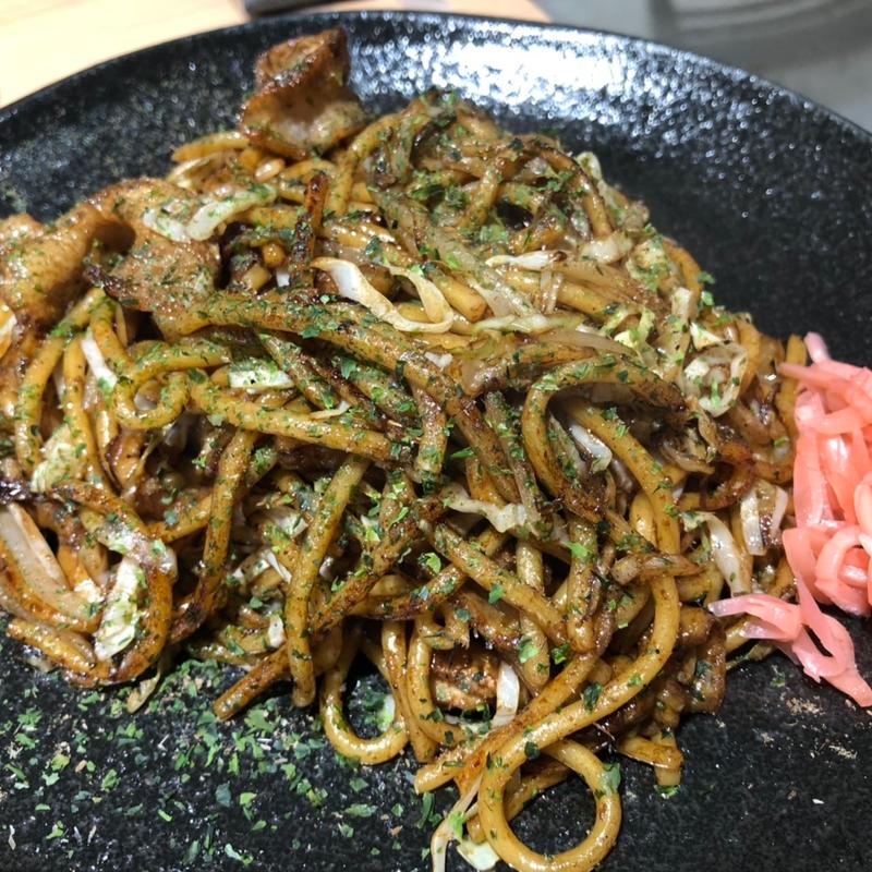 焼きそば・豚・波(横浜焼きそば専門 あづま商店 三軒茶屋店)