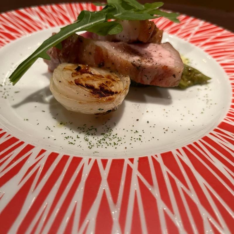 安曇野放牧豚バラ炭火焼(オステリア ユルリ （osteria YURURI）)