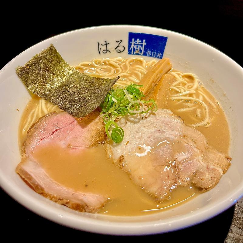 豚と魚の白湯そば(はる樹)