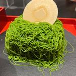 大和抹茶ケーキのモンブラン