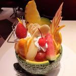 プリンアラモード(喫茶　チェリー )