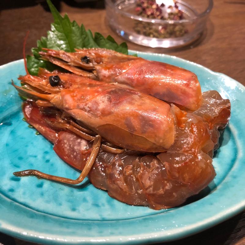 酔っ払い海老(裏の山の木の子)