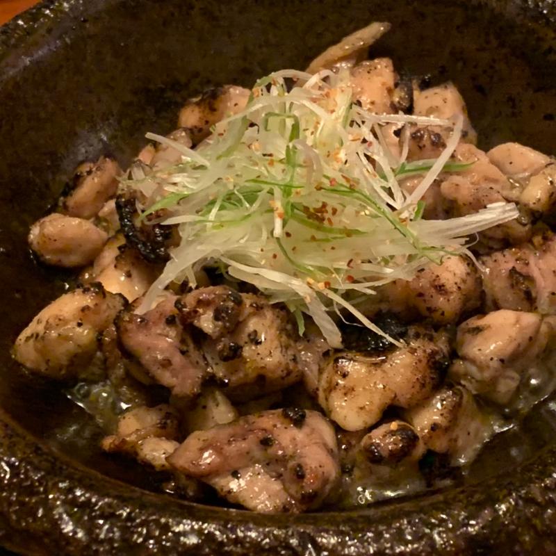 博多地鶏火柱炙り焼き(博多 表邸)