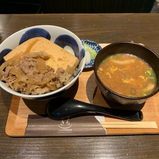 国産黒毛和牛の肉豆腐めし(ますきち 国泰寺店)