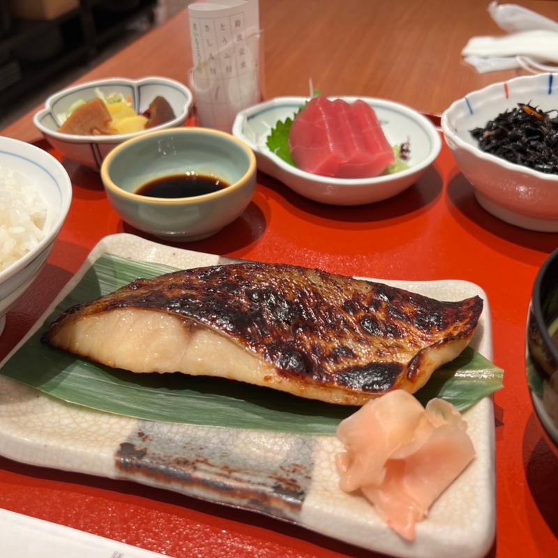 鈴波さしみ御膳(魚介みりん粕漬 鈴波 六本木店)