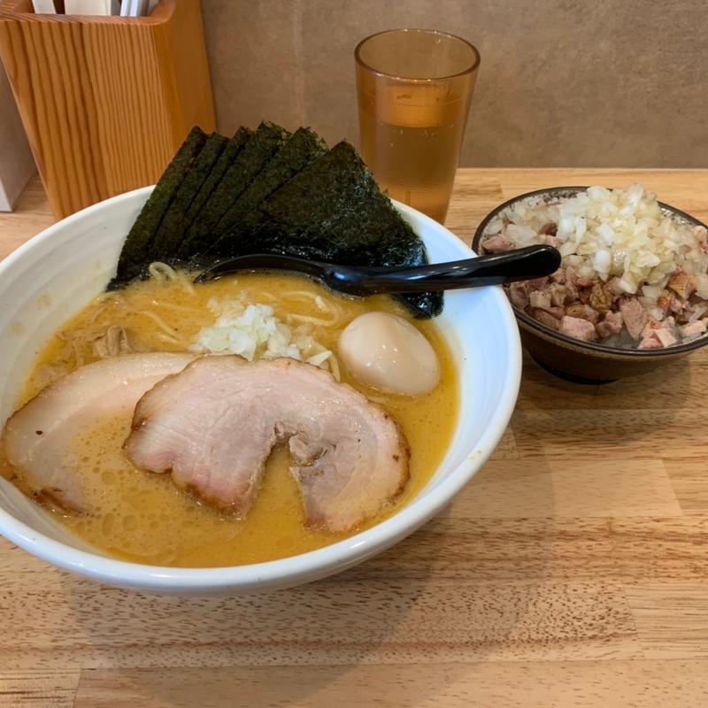 鶏白湯(醤油) 極楽鳥トッピング(鶏らーめん 極楽鳥)