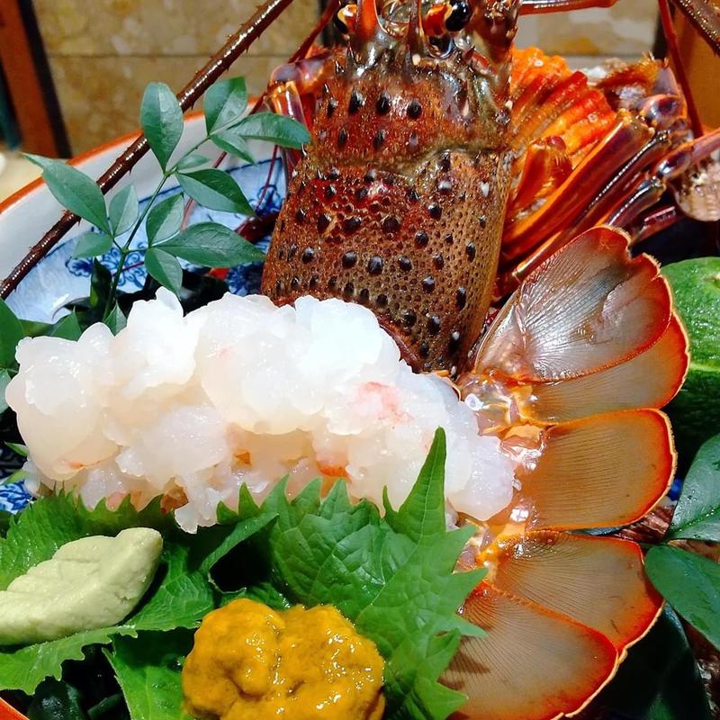 伊勢海老刺し身(旬彩遊膳 きたむら)