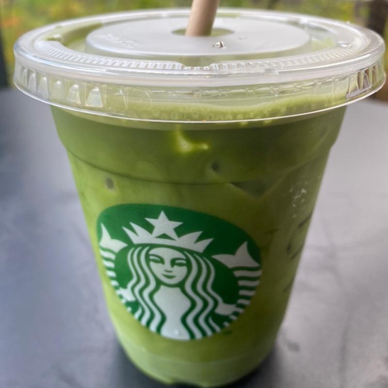 ダブル抹茶ティーラテ(スターバックス松井山手欽明台店)