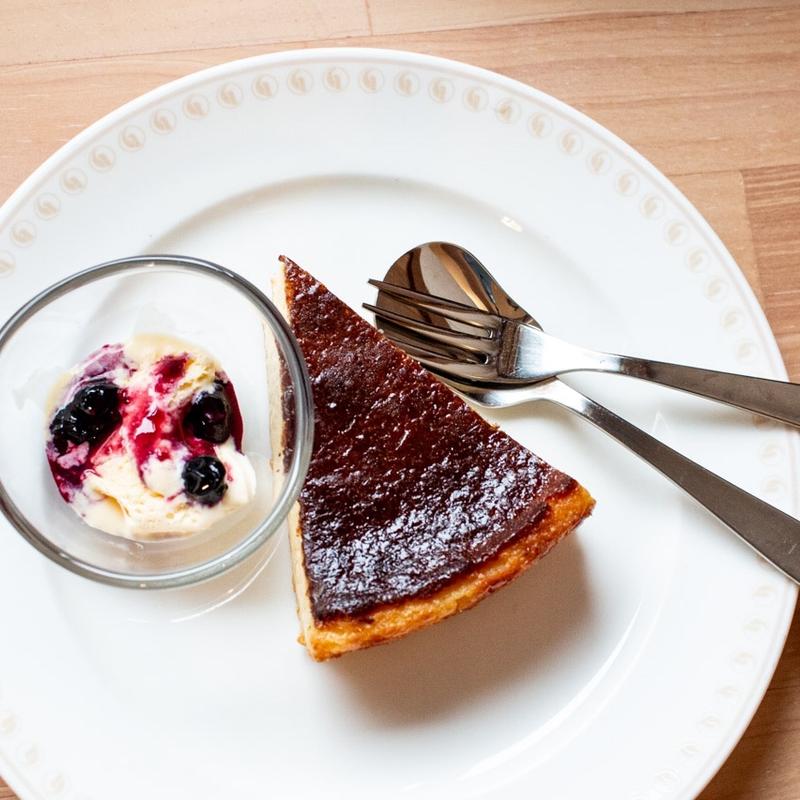 チーズケーキ(喫茶月時計)