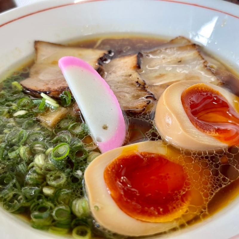 鶏醤油チャーシュー麺＋煮玉子トッピング(森田商店)