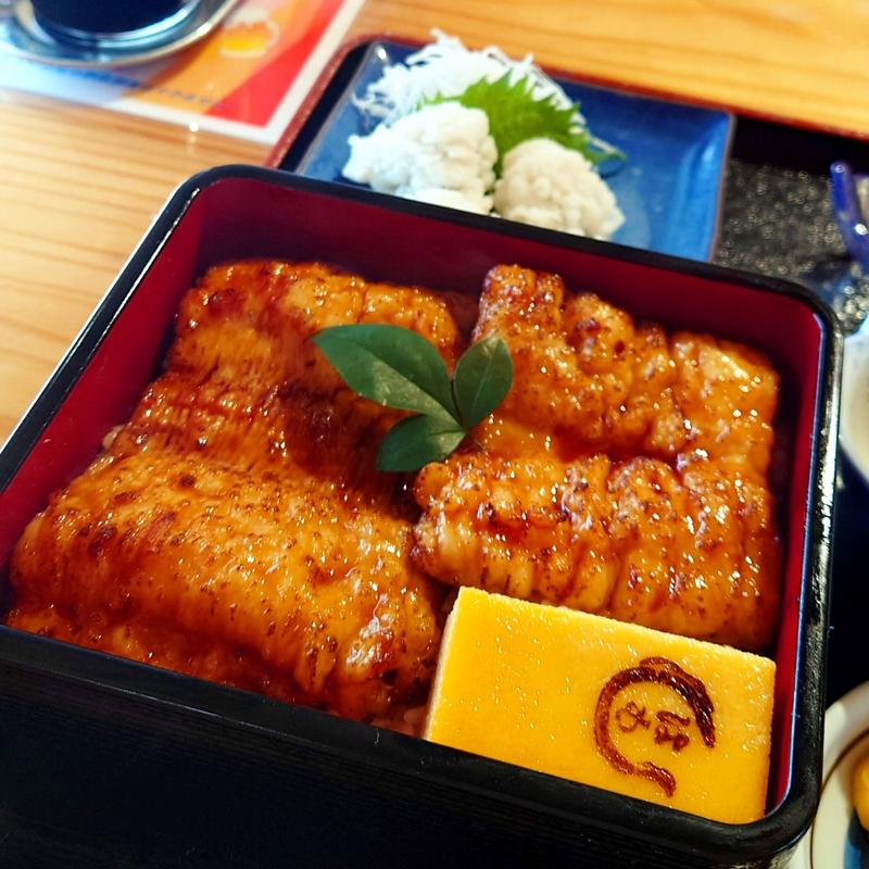 鱧の蒲焼き重　定食(漁師食堂うのしま豊築丸)