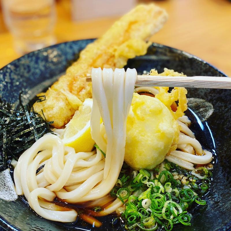 ちく玉天ぶっかけ(情熱うどん 荒木伝次郎)