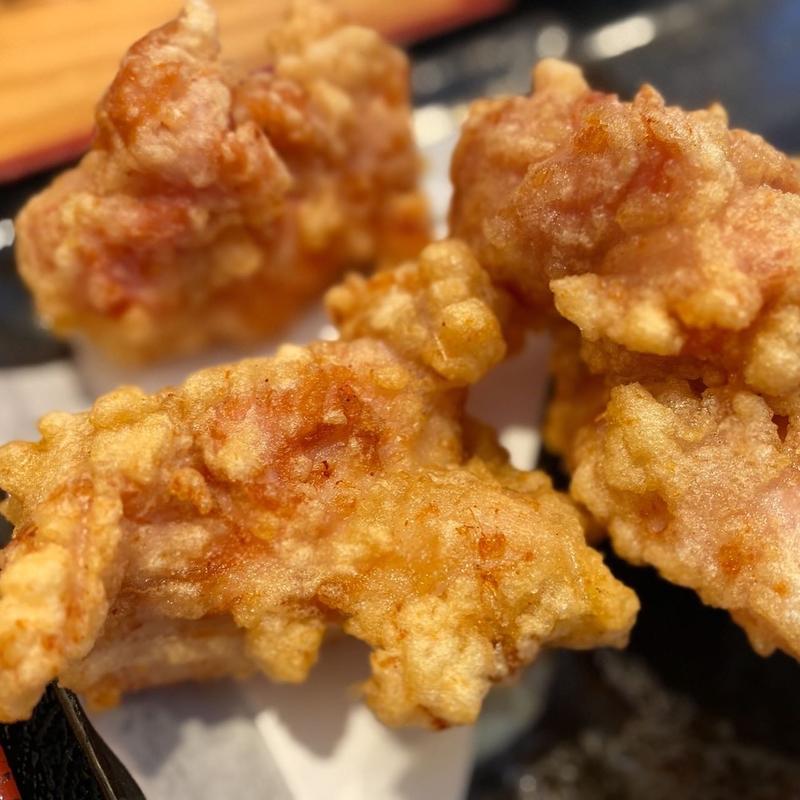 トッピング唐揚げ(3個)(情熱うどん 荒木伝次郎)