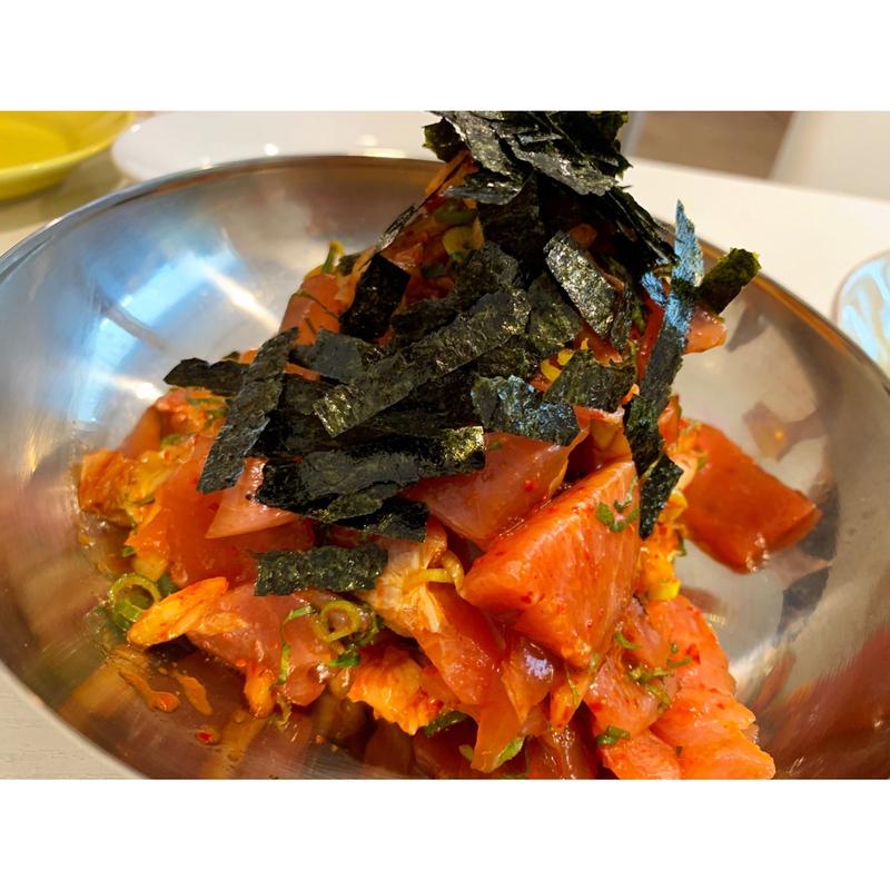 本日のおすすめ　まぐろキムチ(おうちごはん わりかん)