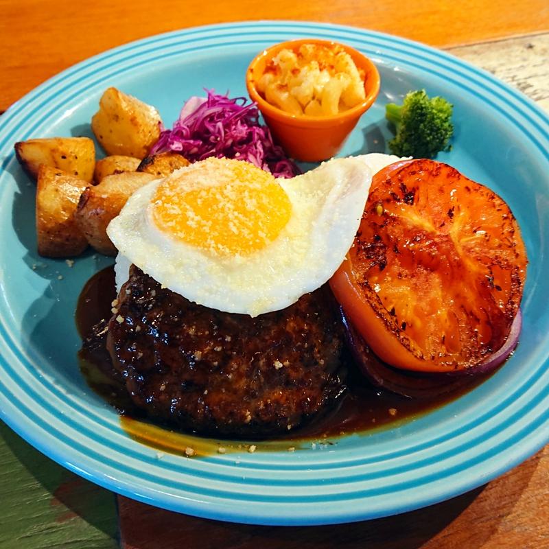 ハンバーグロコモコ(コナズ珈琲那珂川)