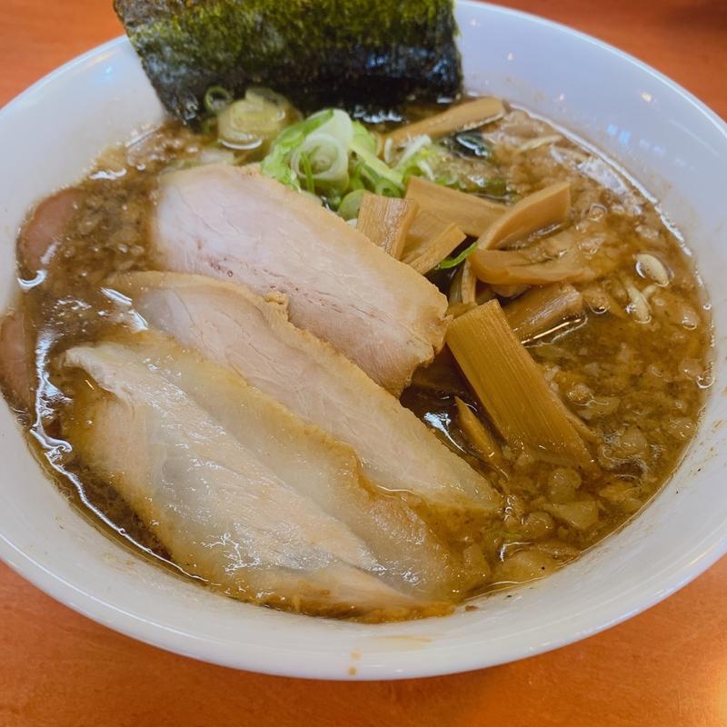 背あぶら濃厚煮干中華(なかた屋 )