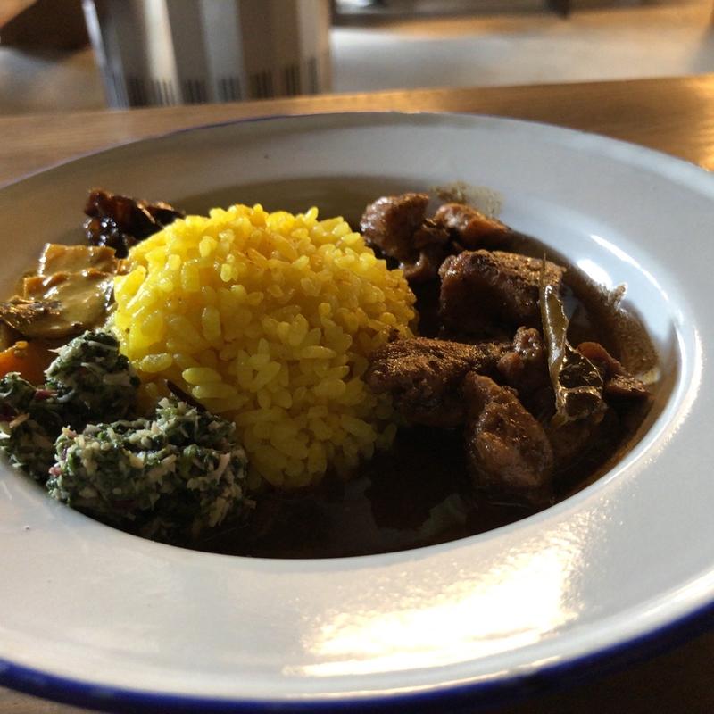 サカイヤ食堂　スリランカカレー(マグナムコーヒー)