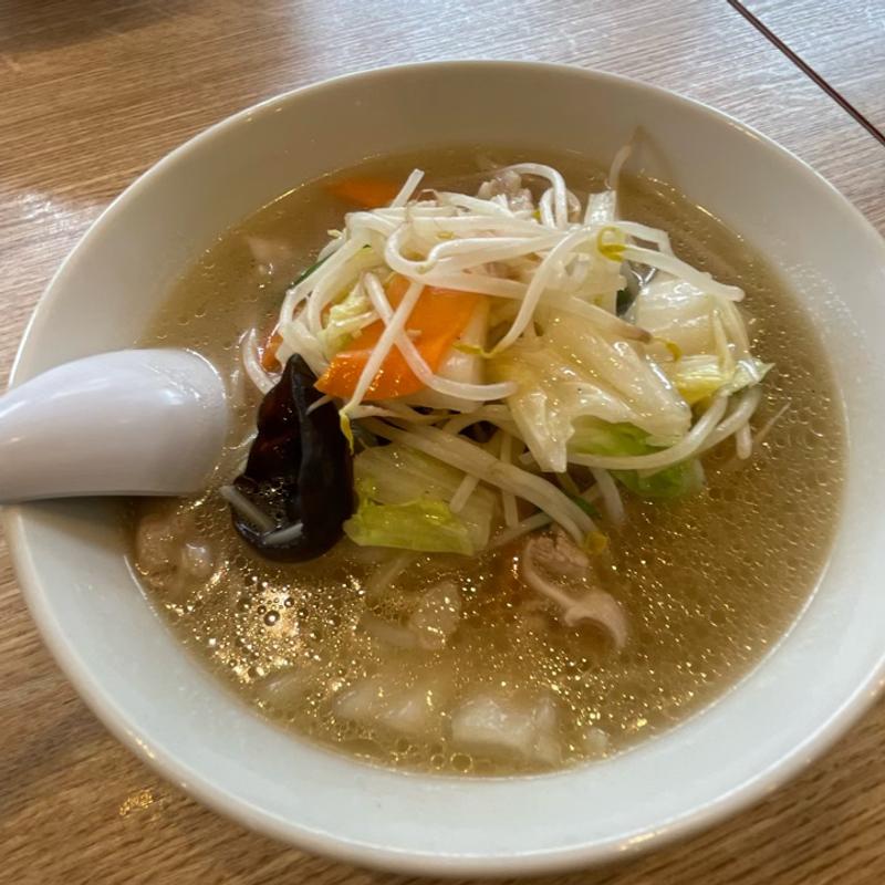湯麺(タンメン)ハーフ(古久家 緑園都市店)