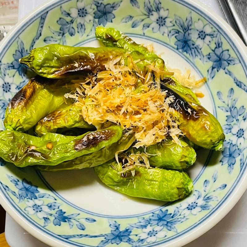 ししとう焼き(自宅)