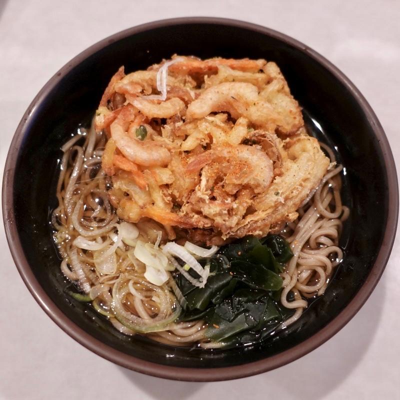 かき揚げそば(レストラン Chichi-jima)