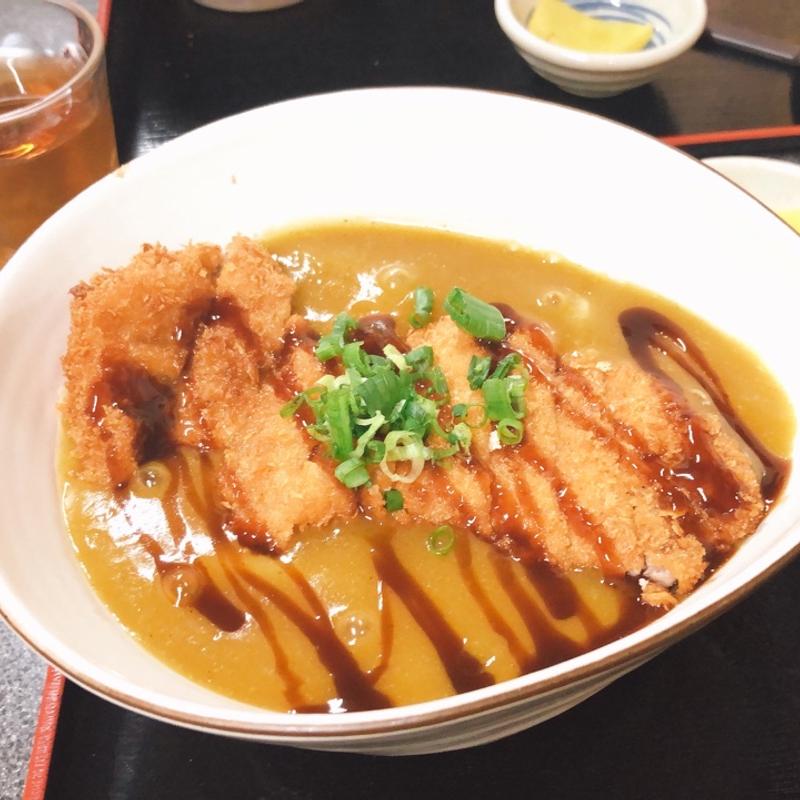 カツカレーうどん(力餅)
