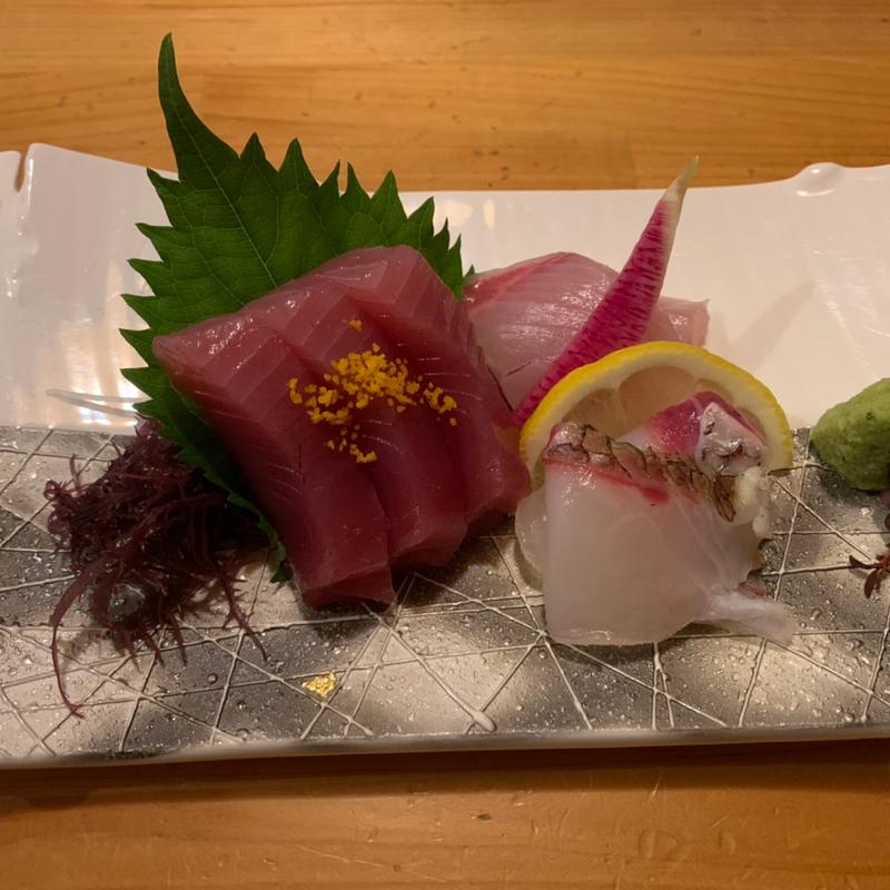 日向雫膳　お造り(和食処 旬魚 日向雫 （ひむかしづく）)