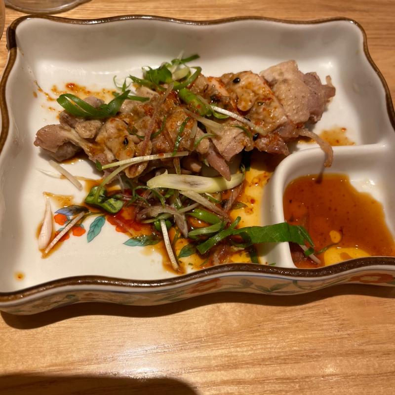 鶏ざく(大衆酒場しのぶ庵新大阪店)