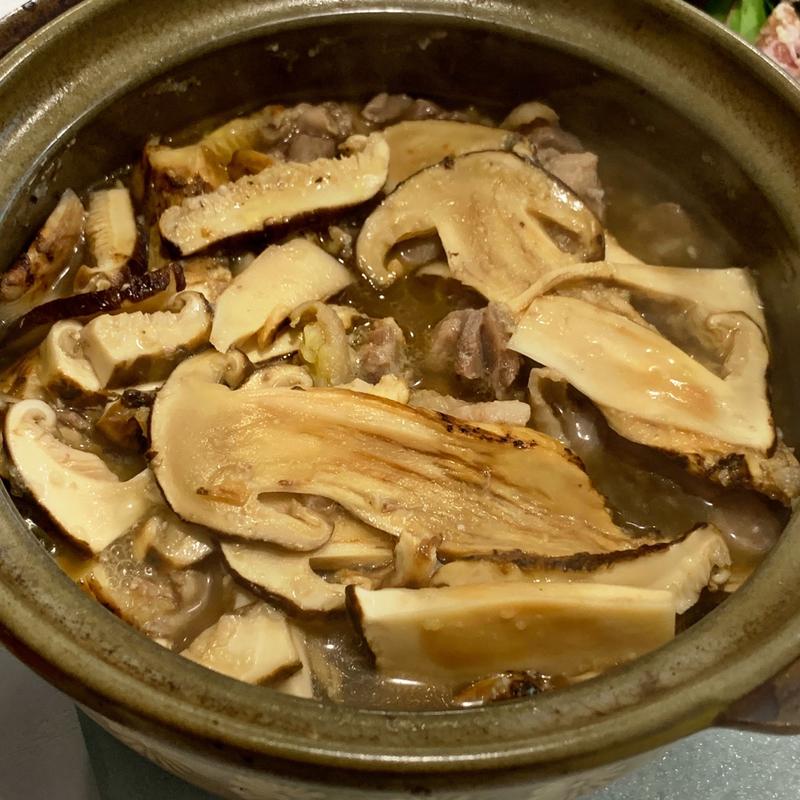 本日のおすすめ　松茸入りタッケギ(おうちごはん わりかん)