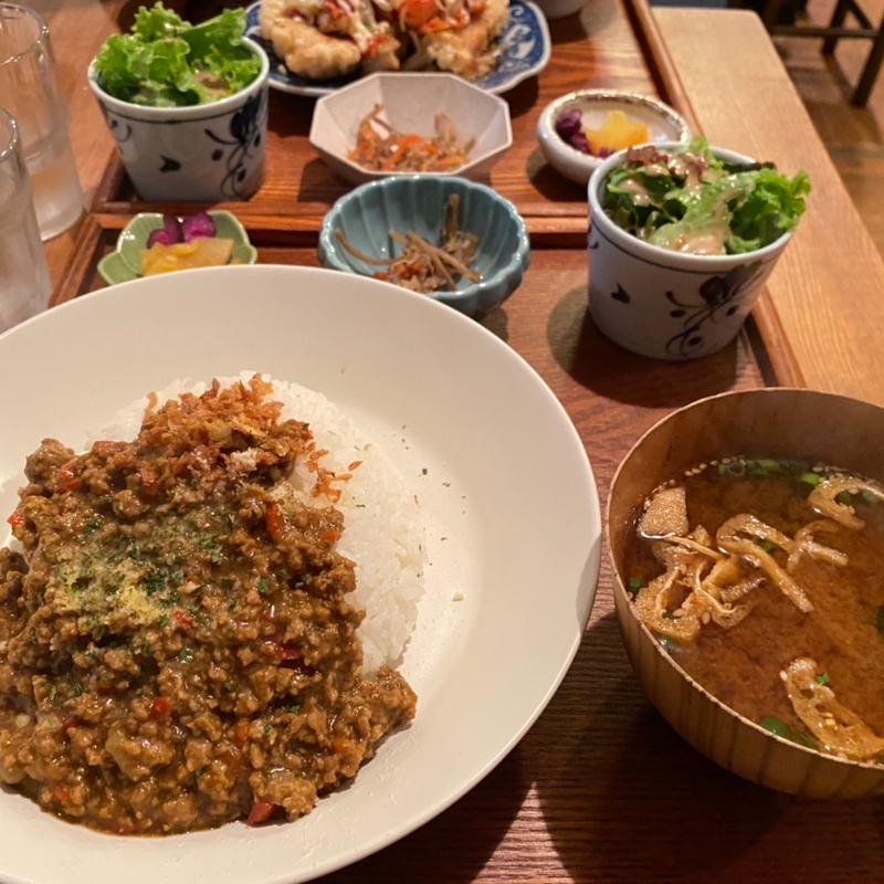あさり食堂特製キーマカレー定食(あさり食堂)