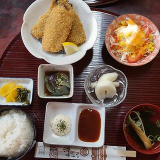 鯵フライ定食(いけす京屋)