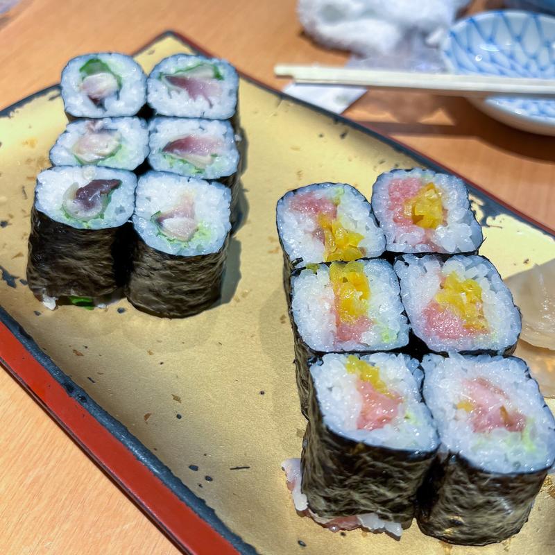 トロたく巻(すし・海鮮料理 第二英鮨)