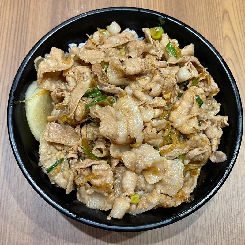 生姜丼(伝説のすた丼屋 名古屋栄店)