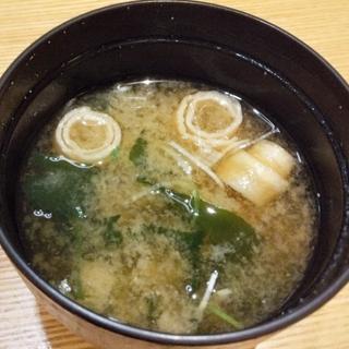 三陸わかめ汁(すし波奈　仙台パルコ店)
