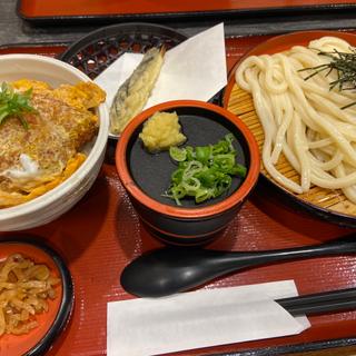 カツ丼セット(自家製麺 杵屋 シャポー市川店)