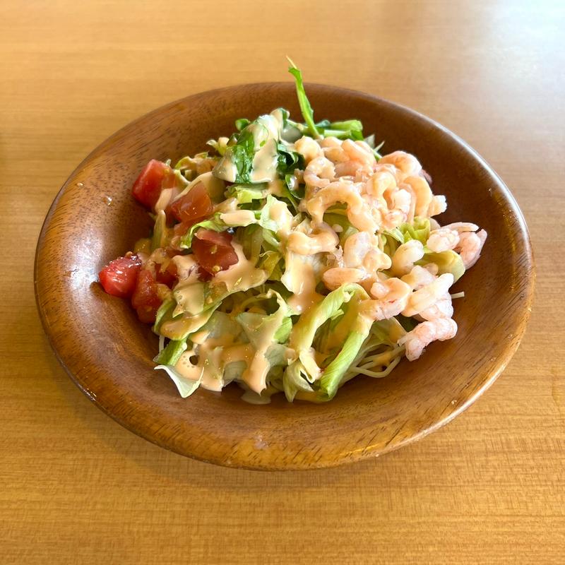 小エビの冷製カッペリーニ(サイゼリヤ 日本橋浜町店)