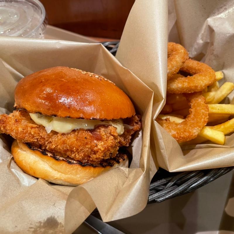 チキンバーガーセット(ベッカーズ 赤羽店 （Becker's）)