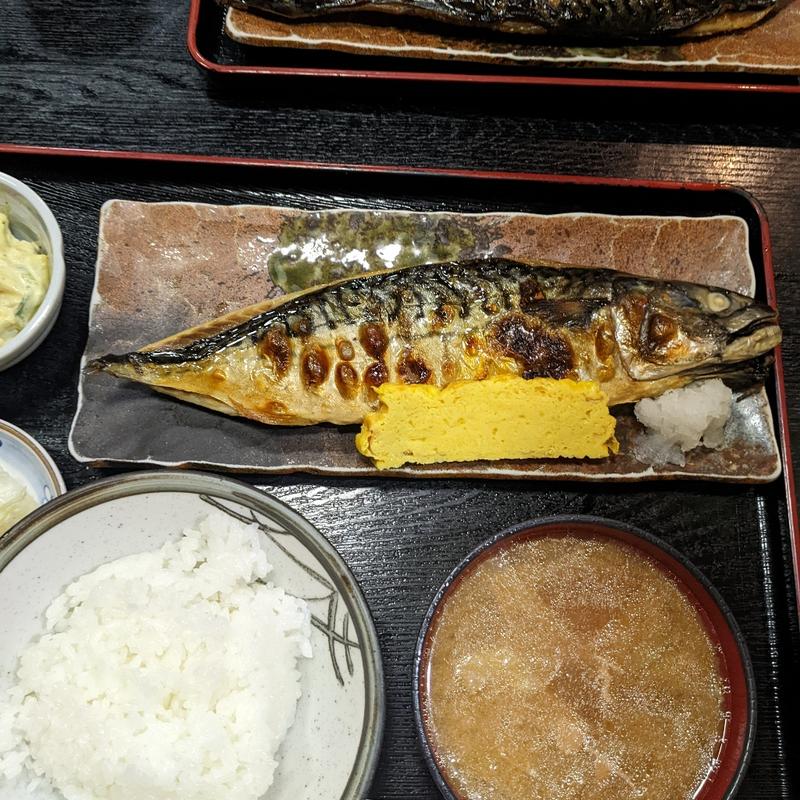 鯖の塩焼き(魚谷)