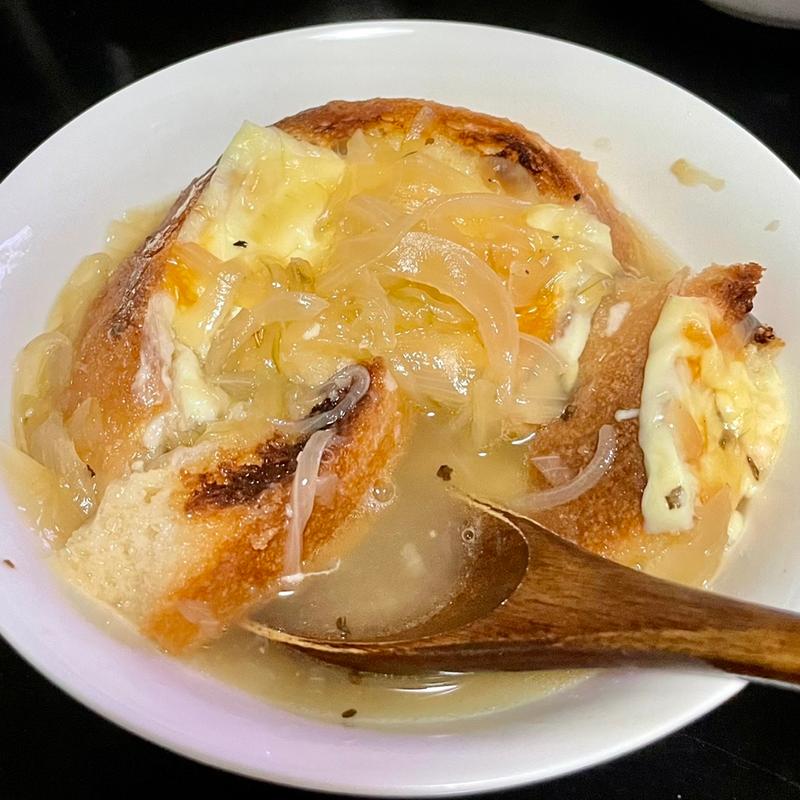 オニオングラタンスープ(自宅)