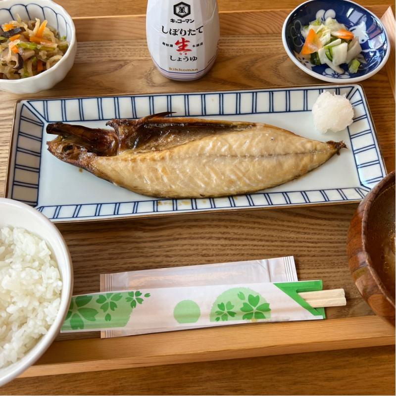 サバ定食(おぐセンター)