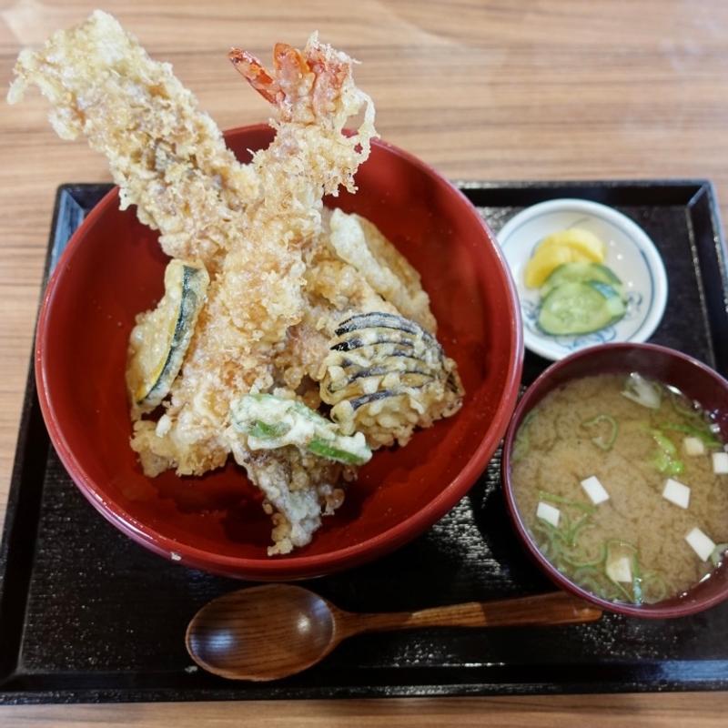 穴子海老天丼(和花)