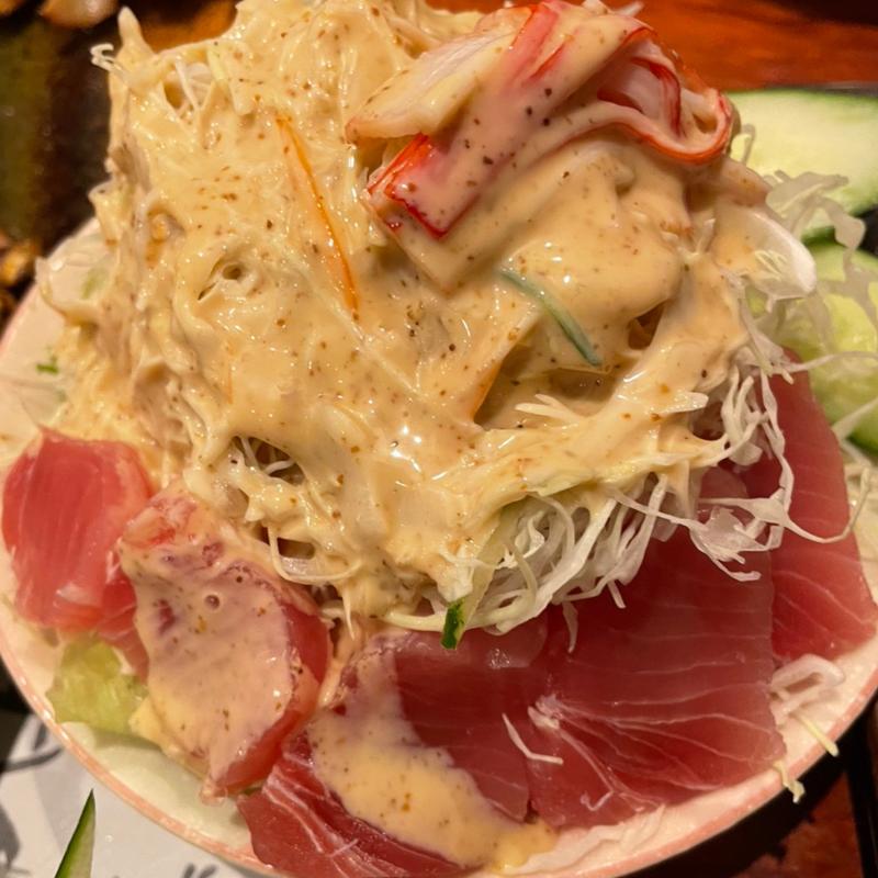 鮪サラダ(鳥新)