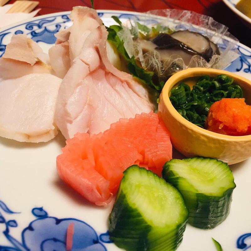 クエの湯引き(坂本屋 )