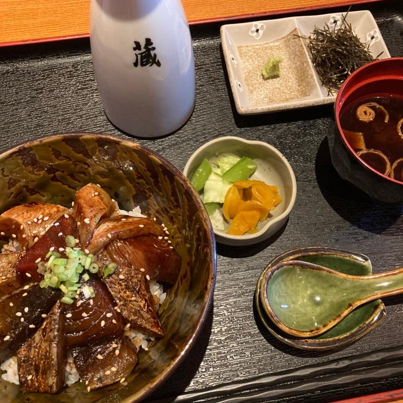漬け丼セット(魚我志 むさし)
