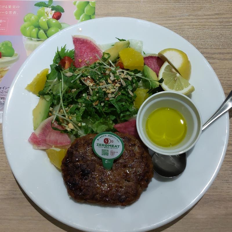 ゼロミートハンバーグのパワーサラダ(デニーズ 亀有駅前店 )