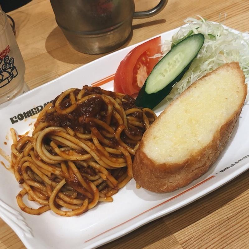 ミートスパゲッティ(コメダ珈琲 アリオ八尾)