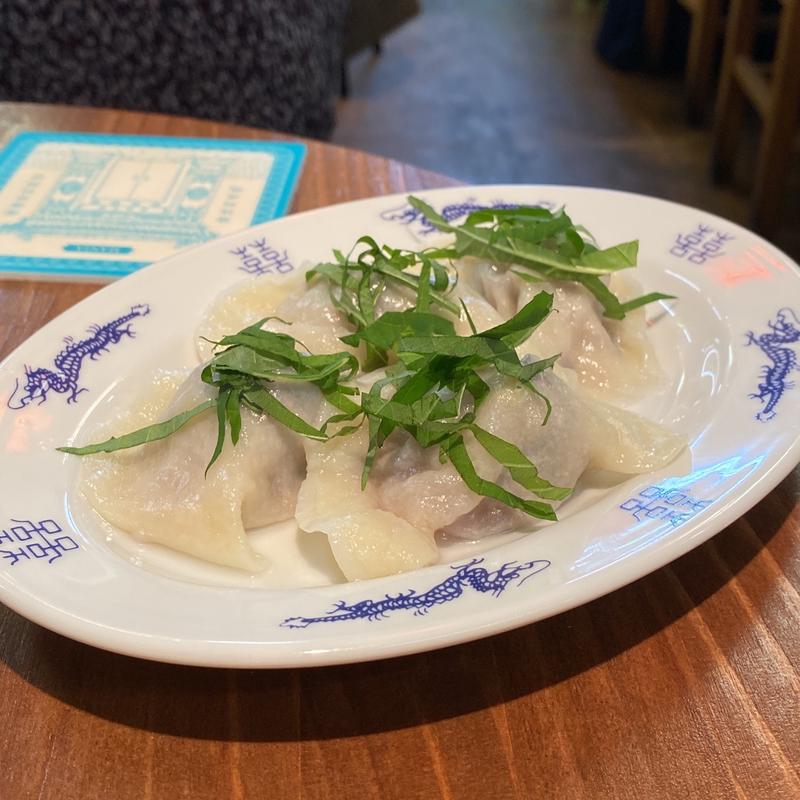 水餃子(梅しそ)(餃子ニュー柳橋)
